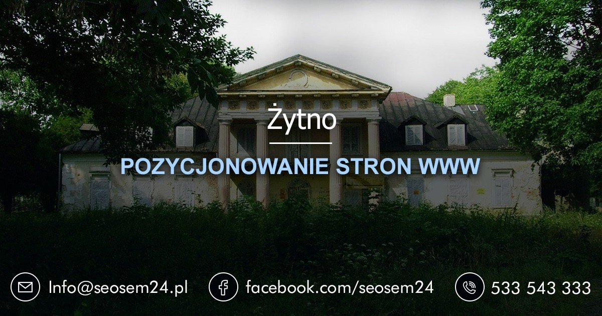 Pozycjonowanie stron www Żytno - pozycjonowanie w Żytnie