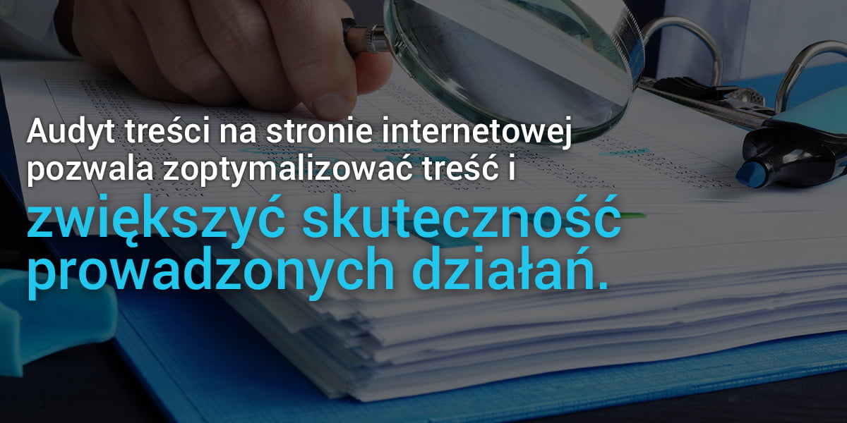 Audyt treści na stronie internetowej