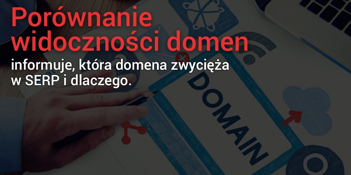 Porównanie widoczności domen