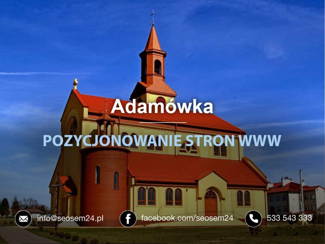 Pozycjonowanie Adamówka