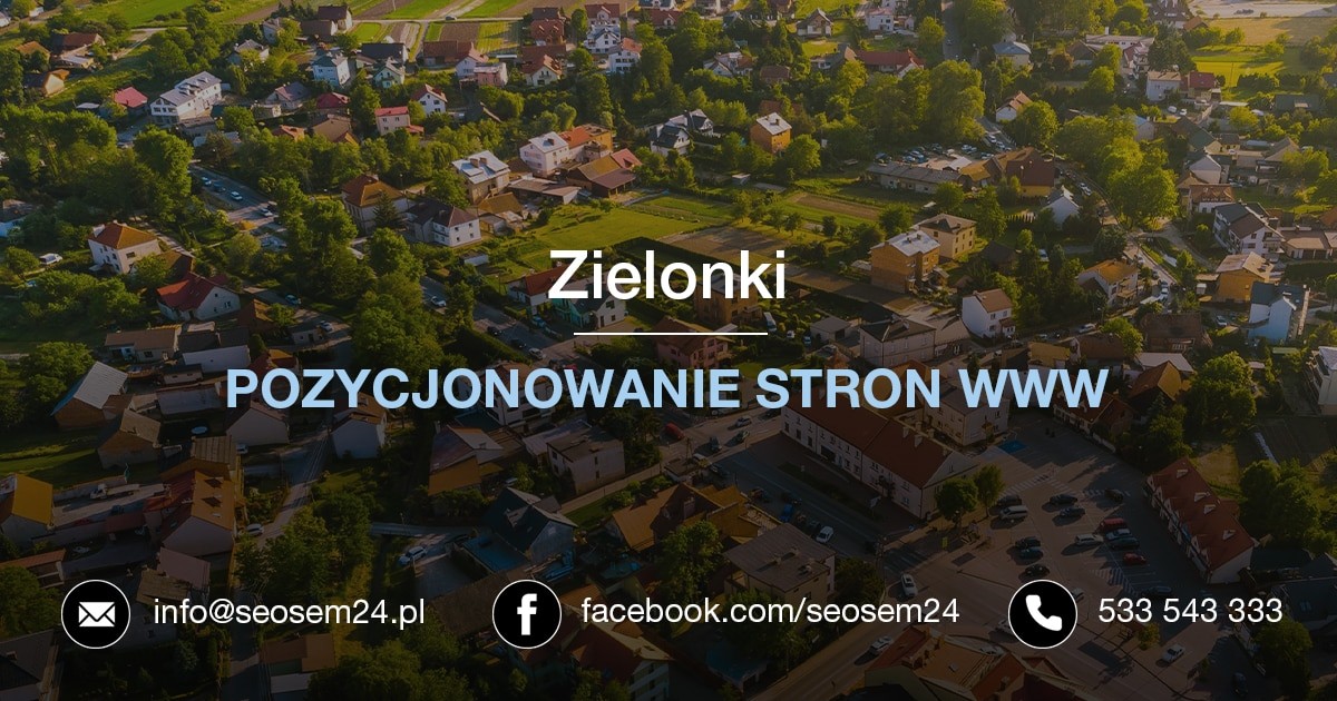 Pozycjonowanie Zielonki