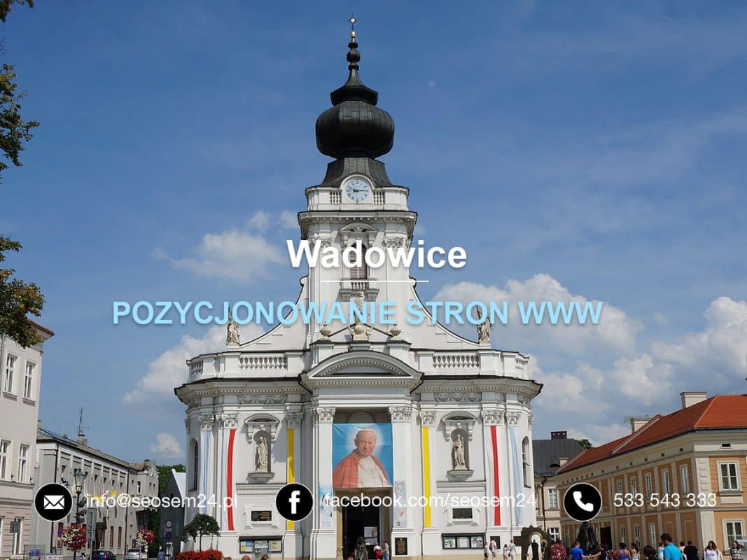 Pozycjonowanie stron www Wadowice