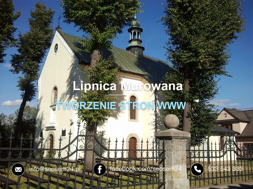 Tworzenie stron www Lipnica Murowana