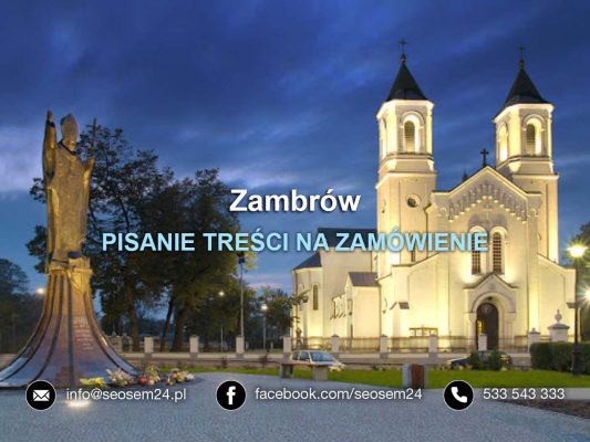 PISANIE TREŚCI NA ZAMÓWIENIE Zambrów