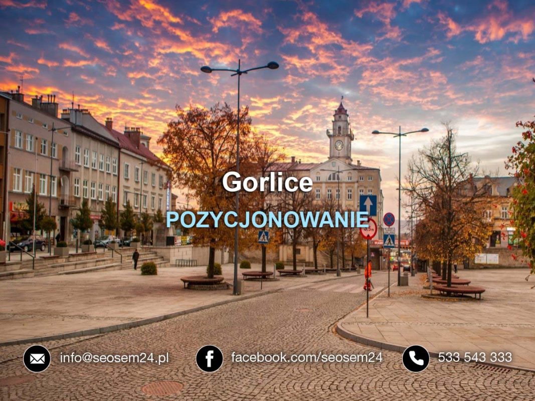 Pozycjonowanie Gorlice