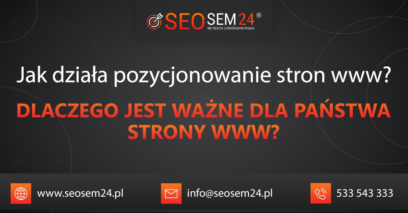 jak działa pozycjonowanie www