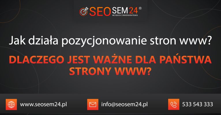 jak działa pozycjonowanie www