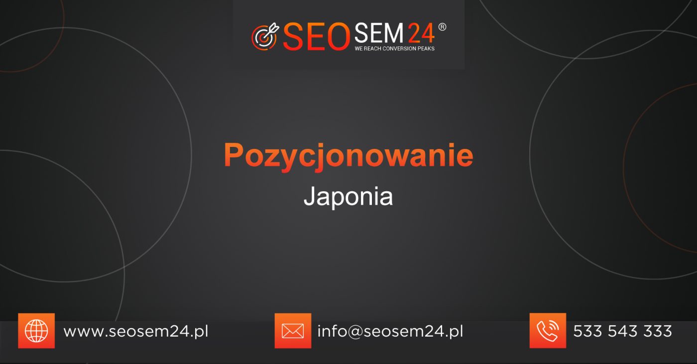 Pozycjonowanie Japonia