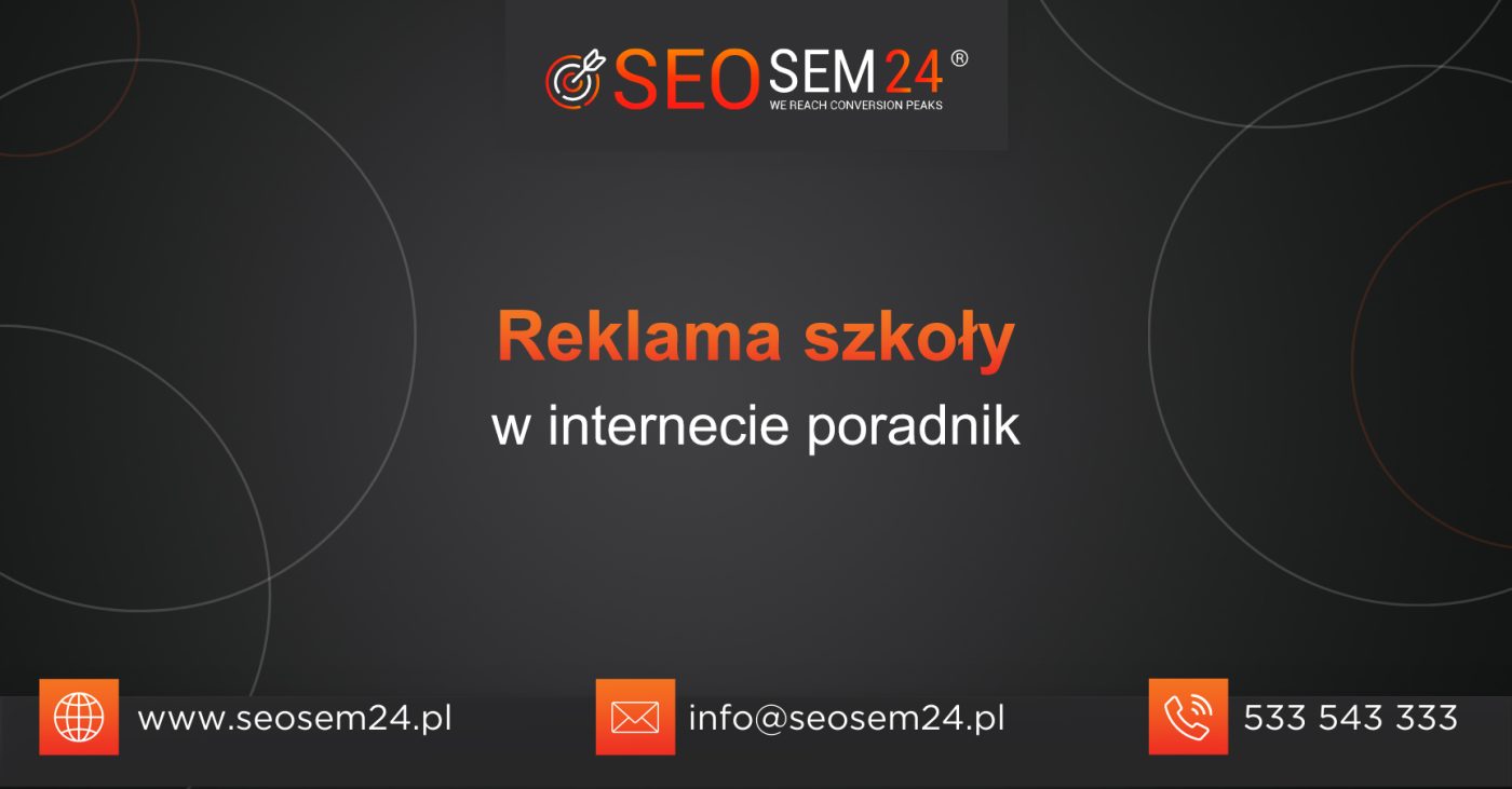 Reklama szkoły w internecie