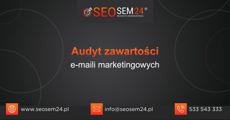 Audyt zawartości e-mail marketingowych