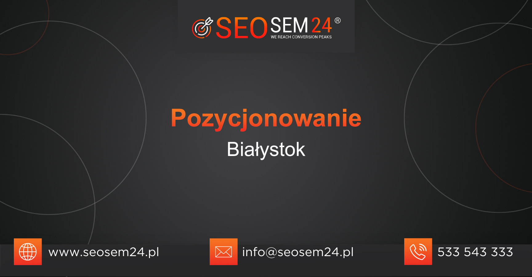 Pozycjonowanie Białystok