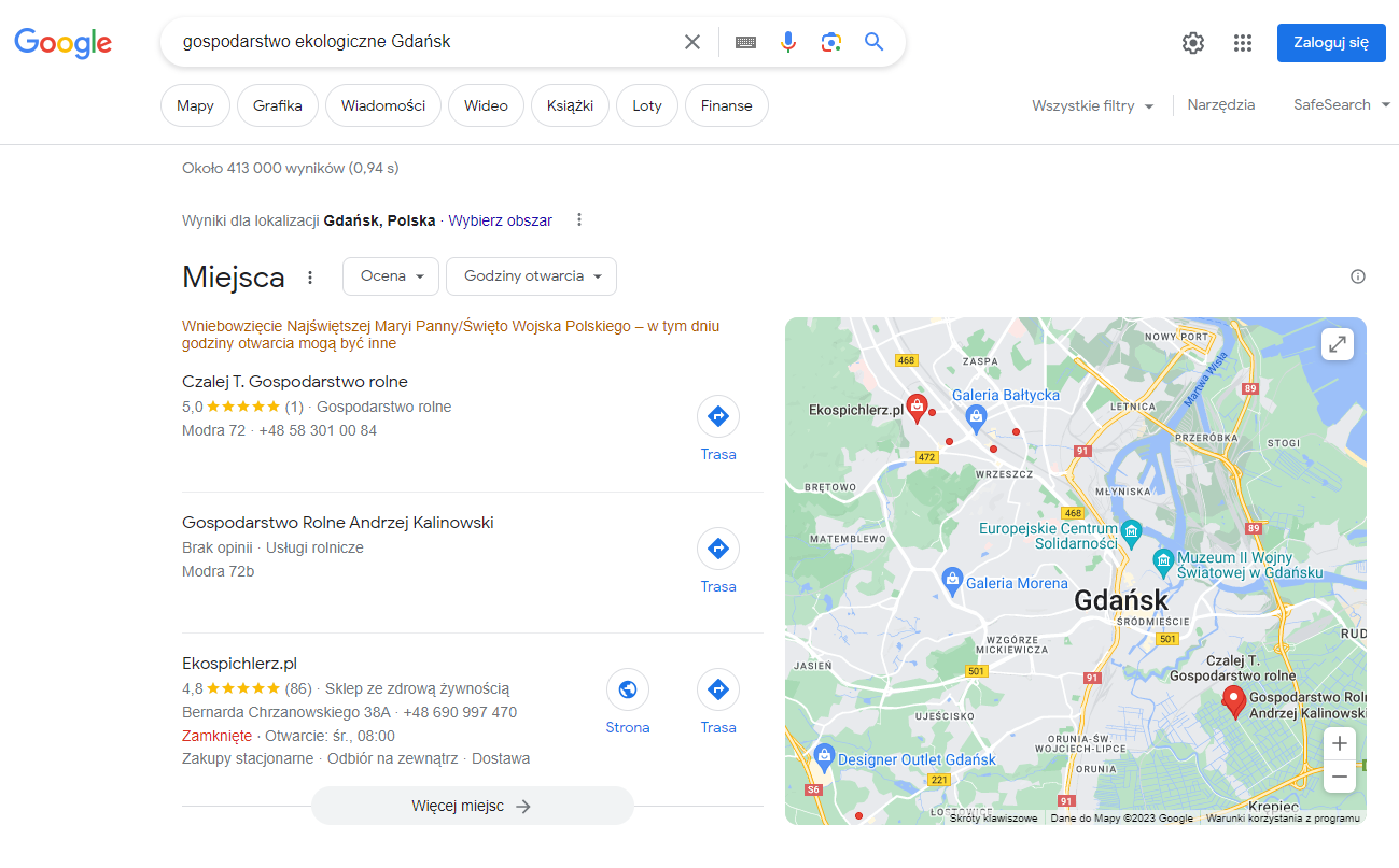 Specjalista Wizytówki Google Maps - 9 screen