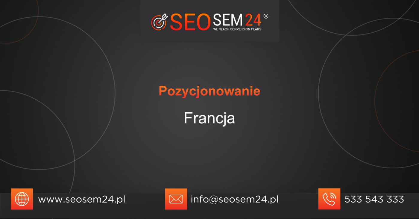 Pozycjonowanie Francja