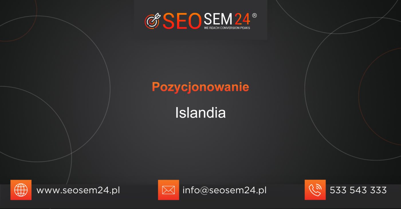 Pozycjonowanie Islandia