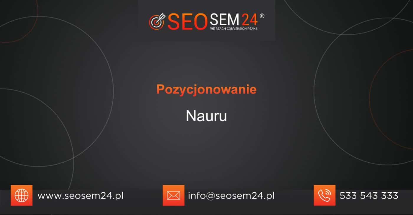 Pozycjonowanie Nauru