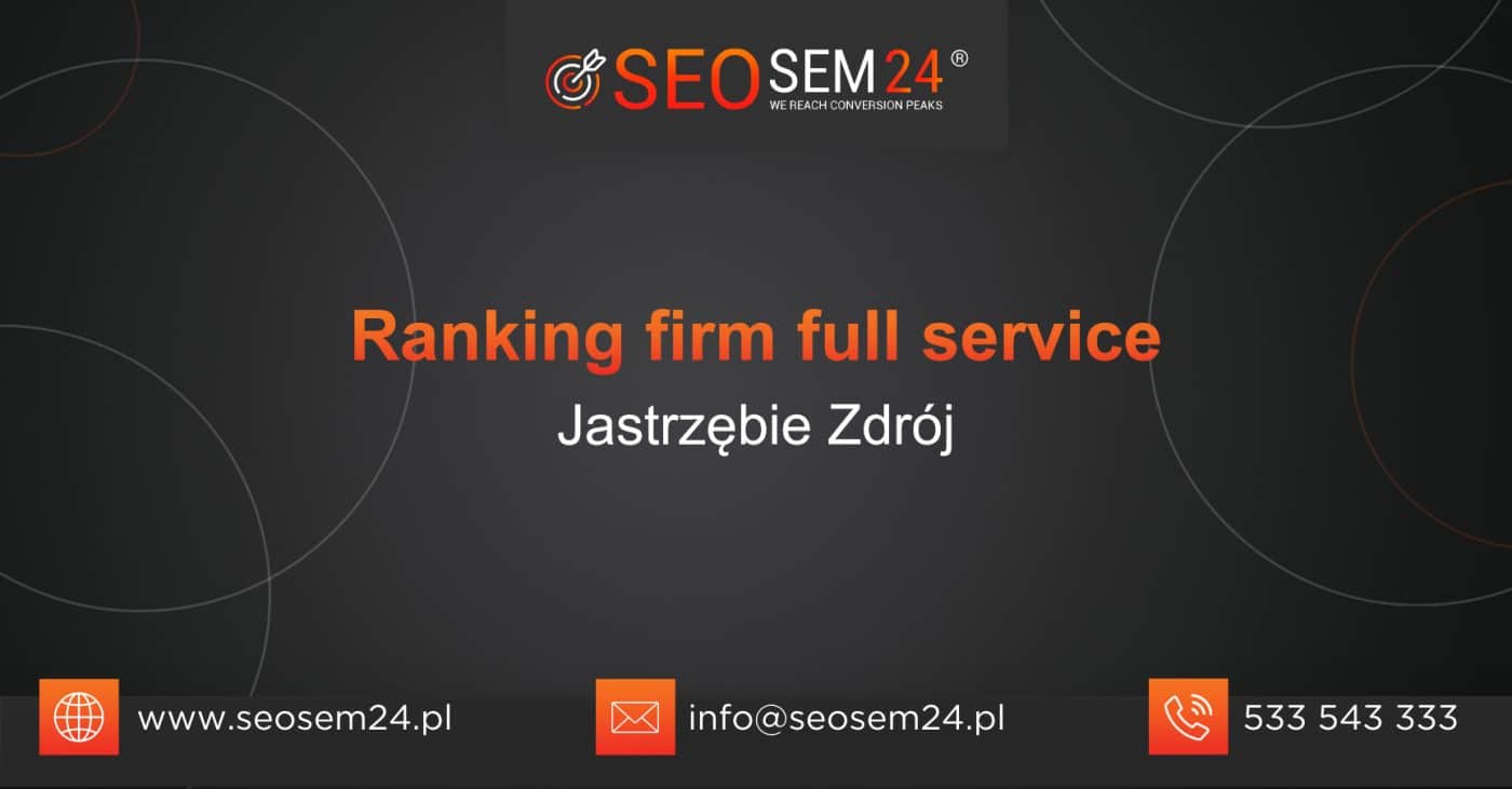 Ranking firm Full Service w Jastrzębie Zdrój