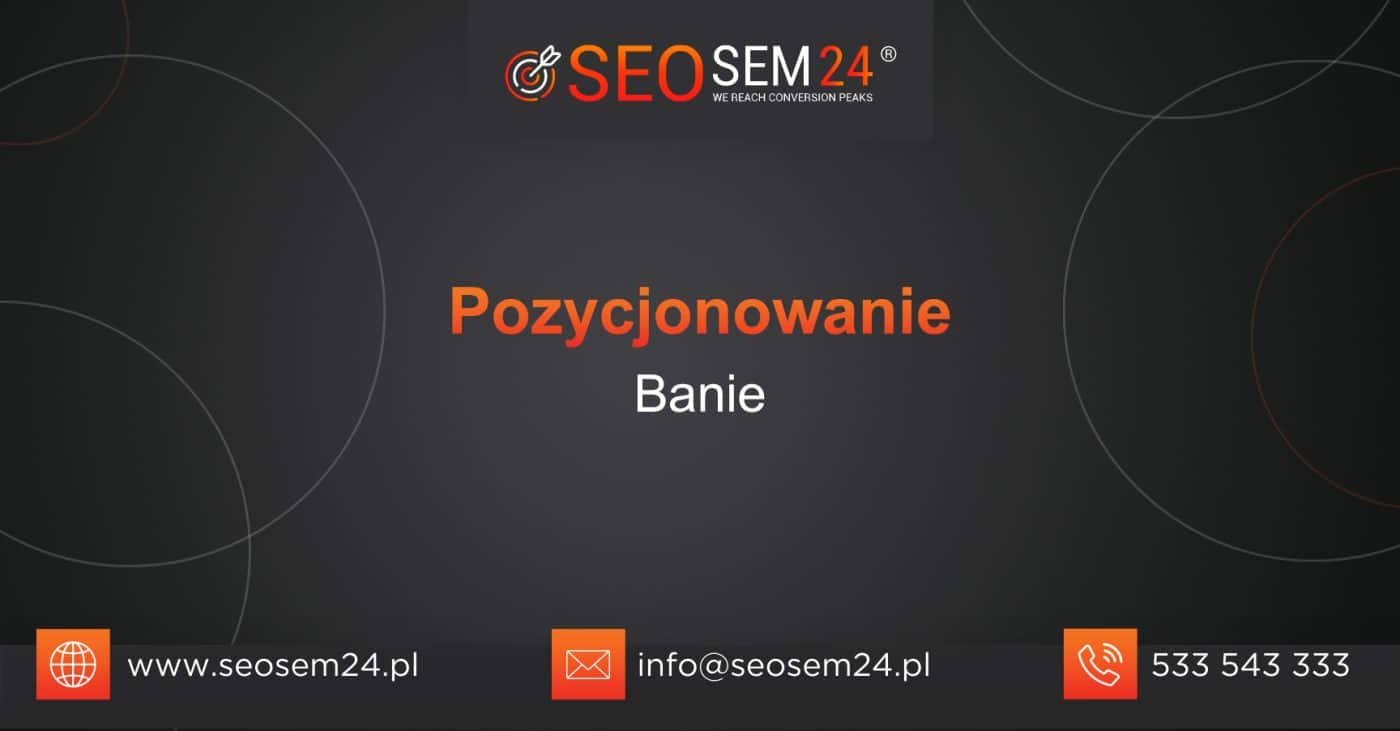 Pozycjonowanie Banie