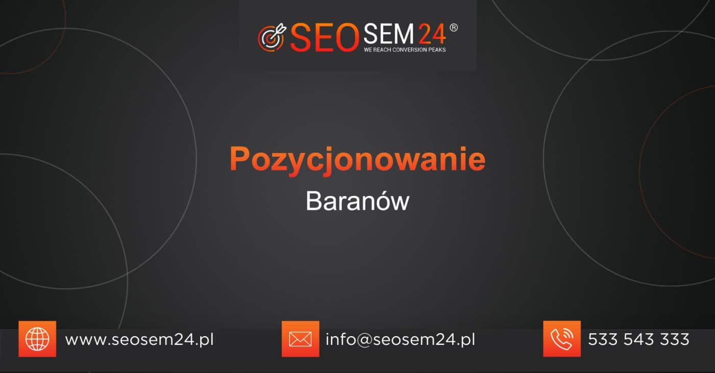 Pozycjonowanie Baranów