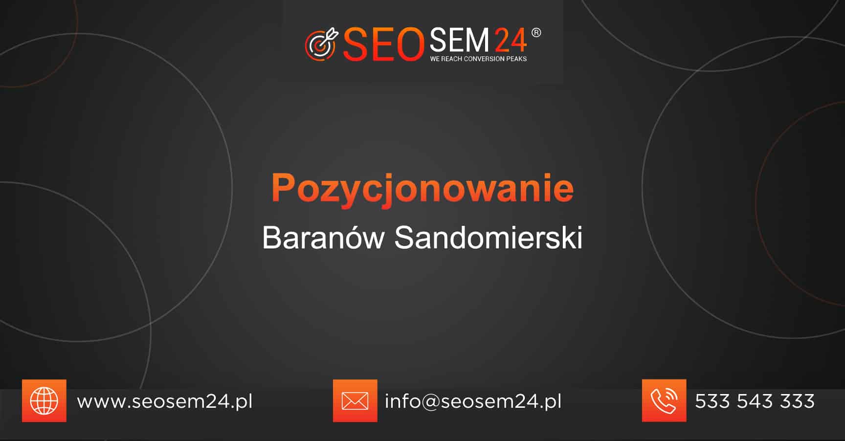 Pozycjonowanie Baranów Sandomierski