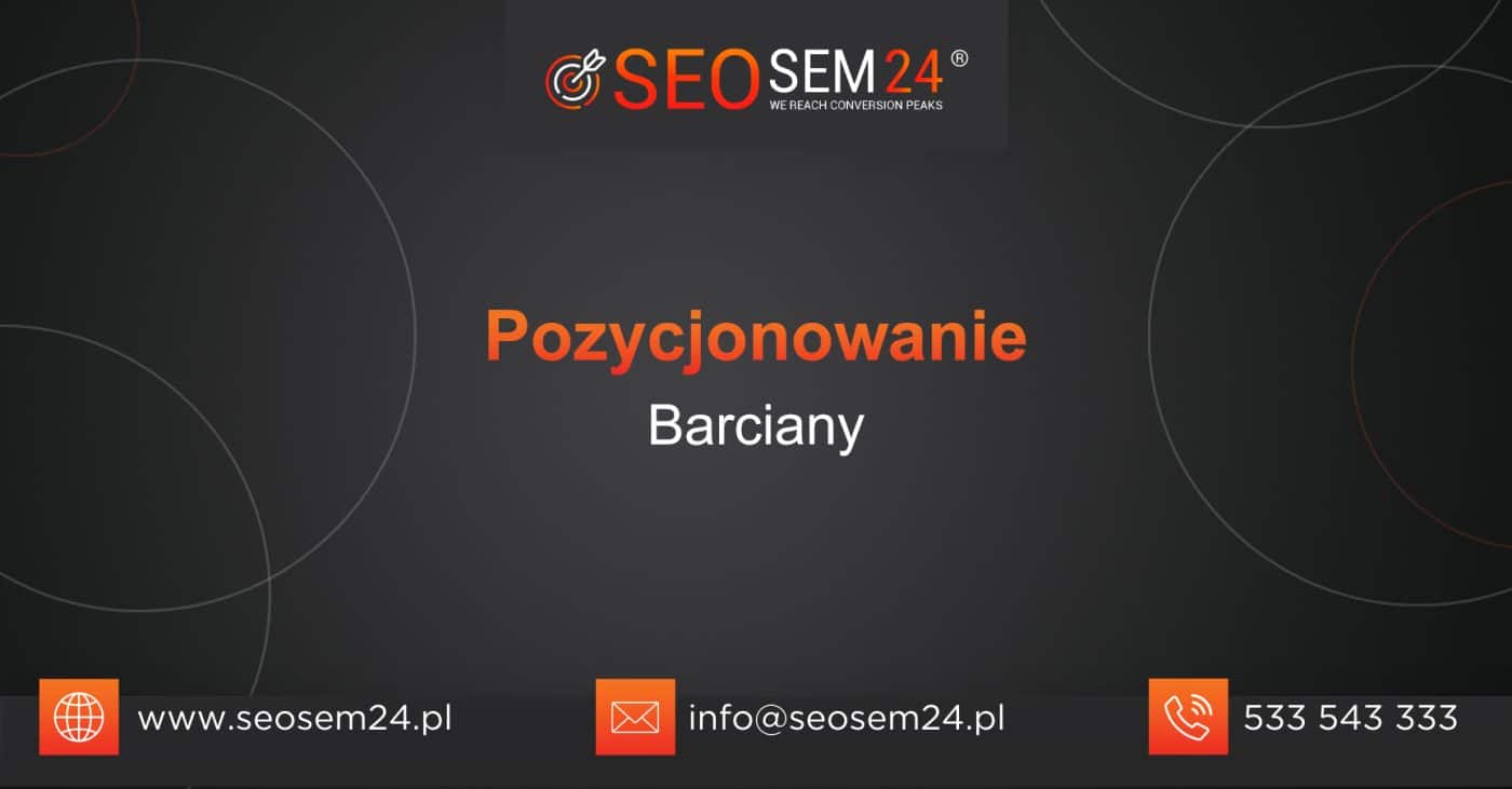 Pozycjonowanie Barciany