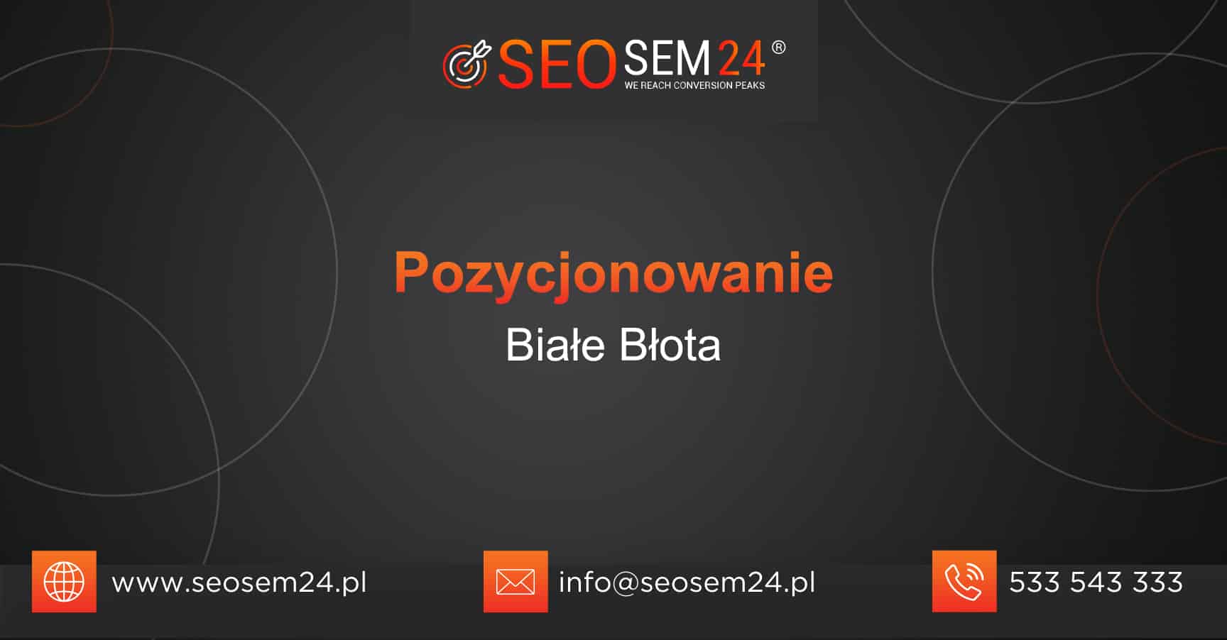 Pozycjonowanie Białe Błota