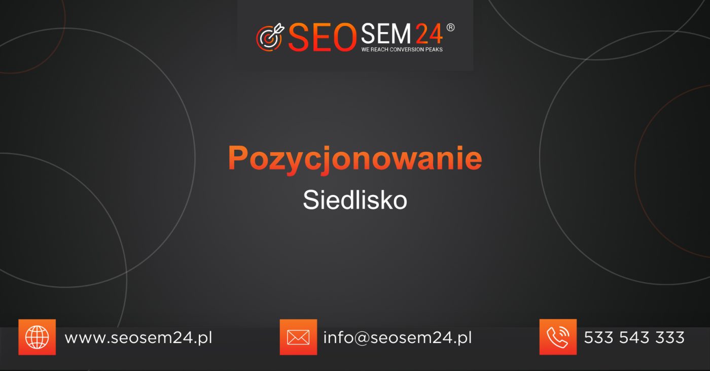 Pozycjonowanie Siedlisko