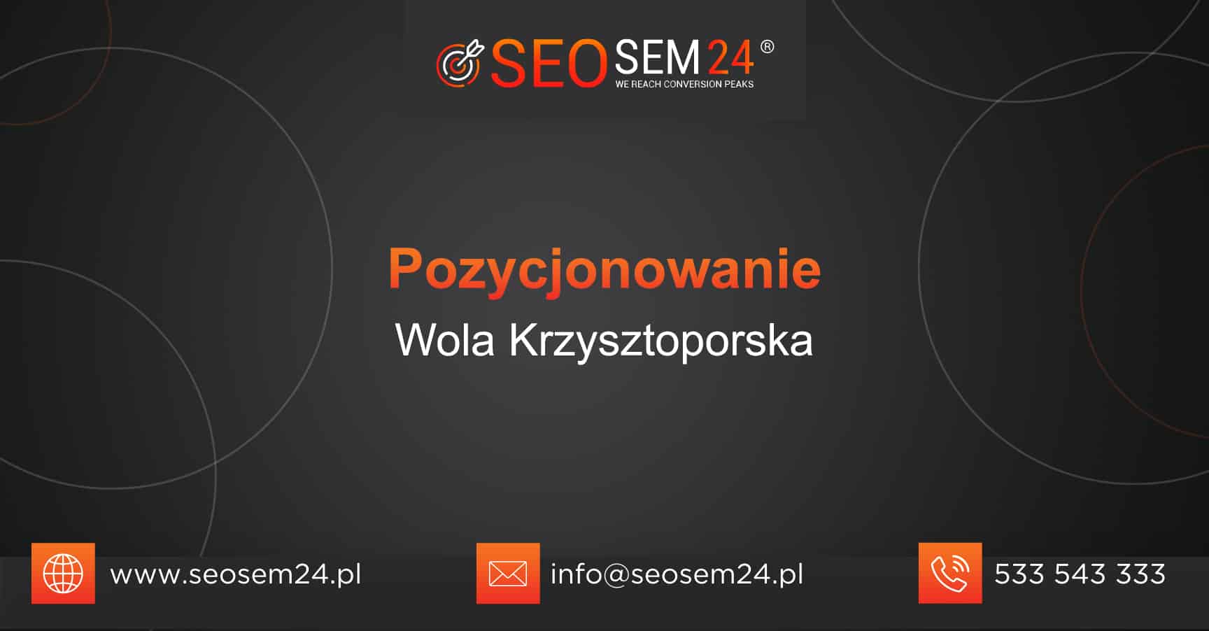 Pozycjonowanie Wola Krzysztoporska