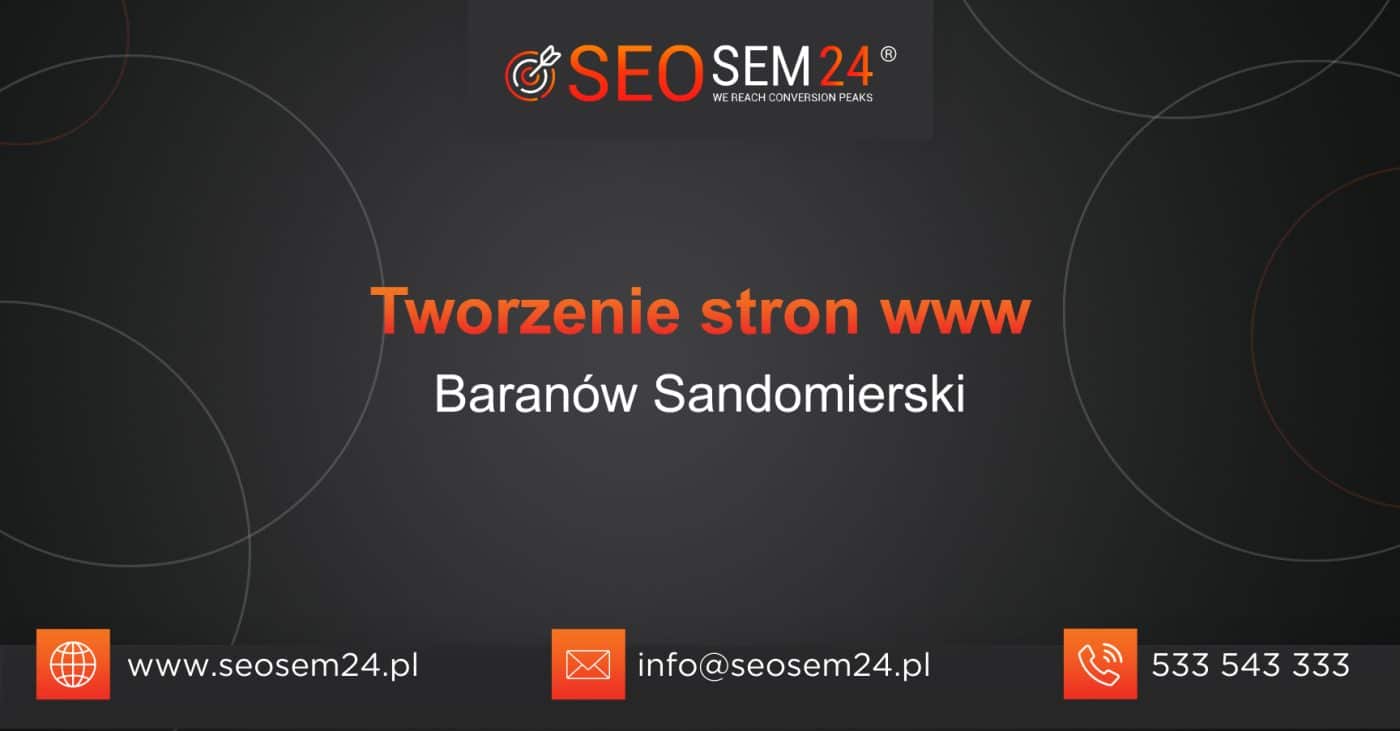 Tworzenie stron www Baranów Sandomierski