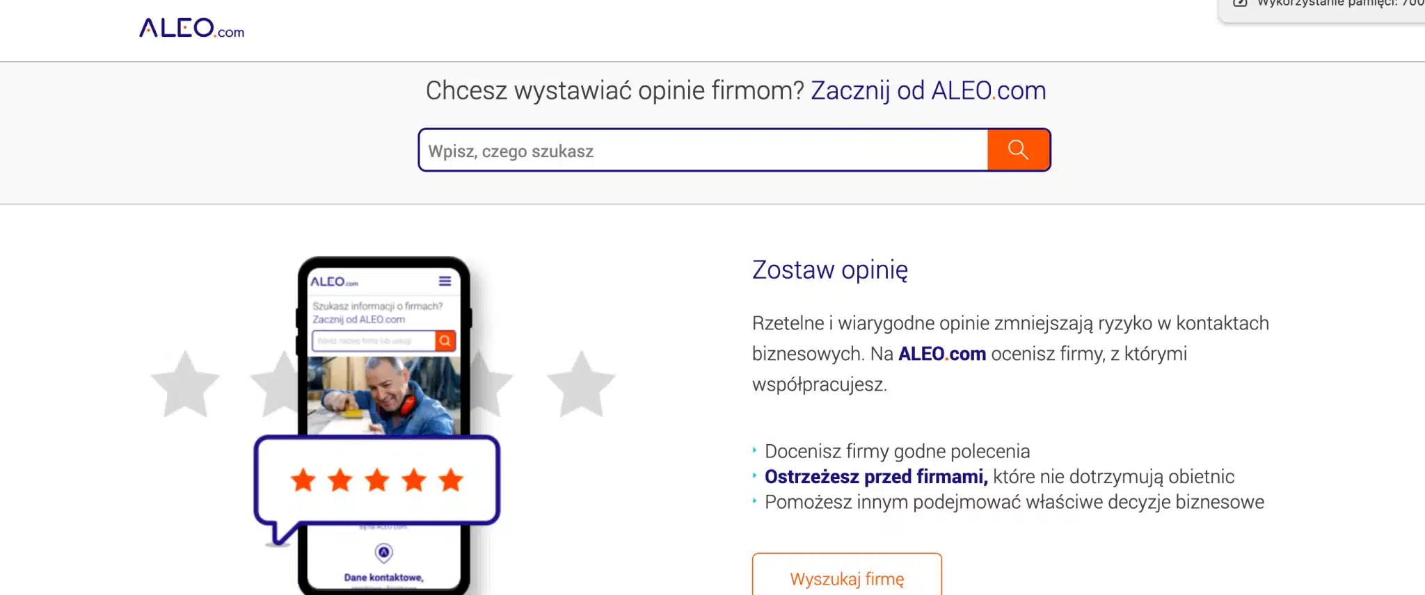 ALEO - Katalog z opiniami o firmach w Żytnie