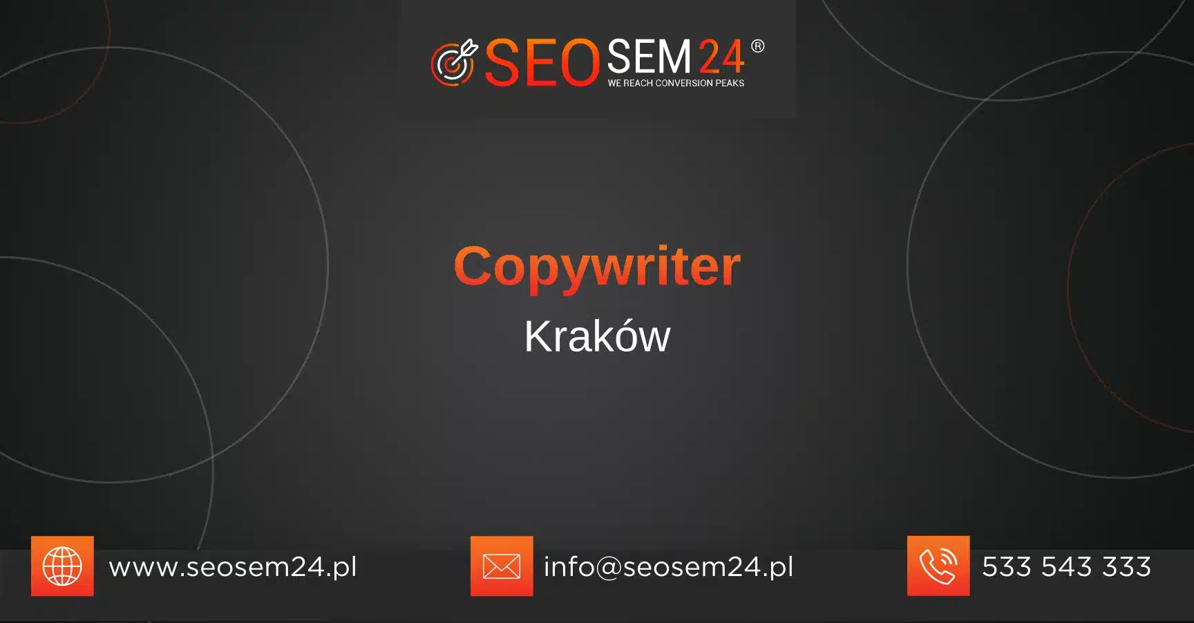 Copywriter Kraków