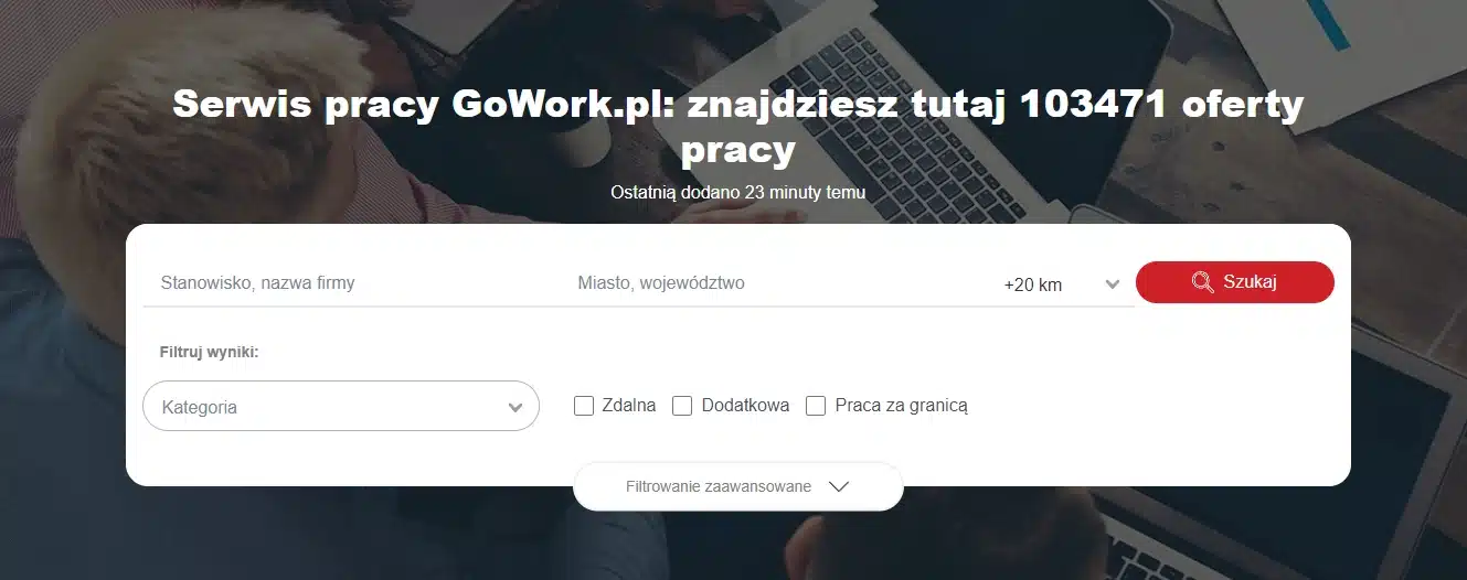 GoWork usuwanie profiliu - Agencja reklamowa Abramów