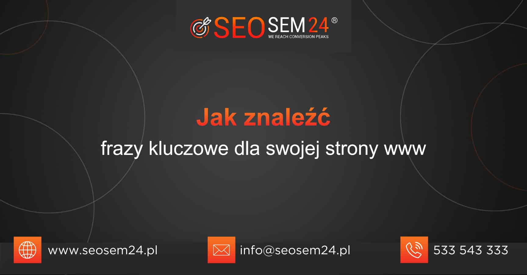 Jak znaleźć frazy kluczowe dla swojej strony www