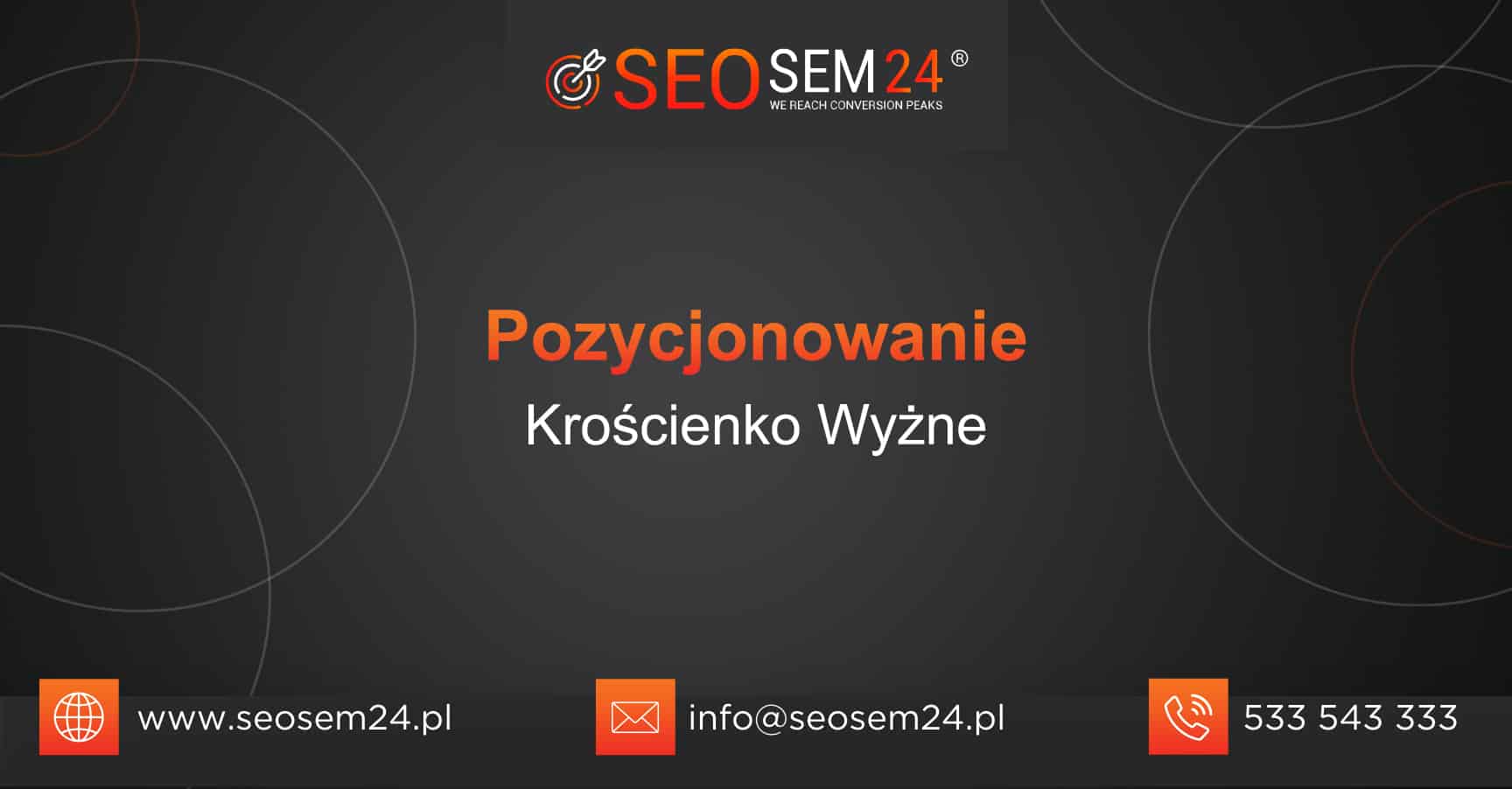 Pozycjonowanie Krościenko Wyżne