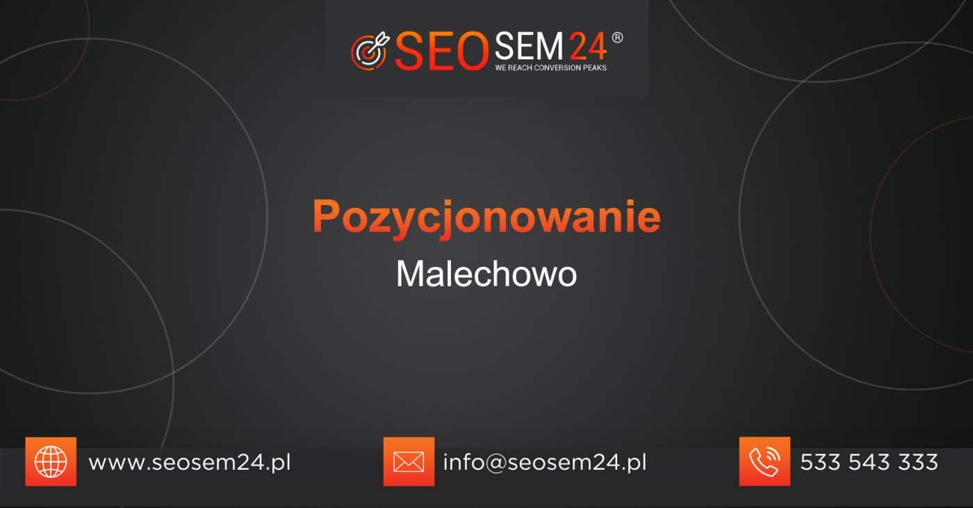 Pozycjonowanie Malechowo