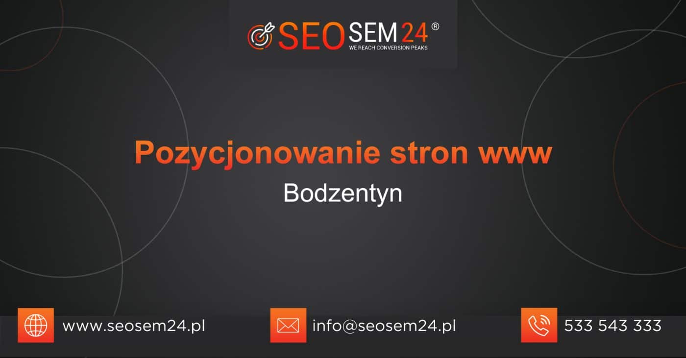 Pozycjonowanie stron www Bodzentyn