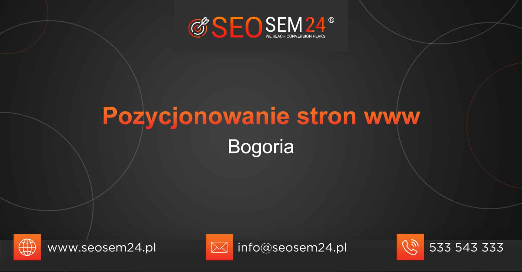 Pozycjonowanie stron www Bogoria