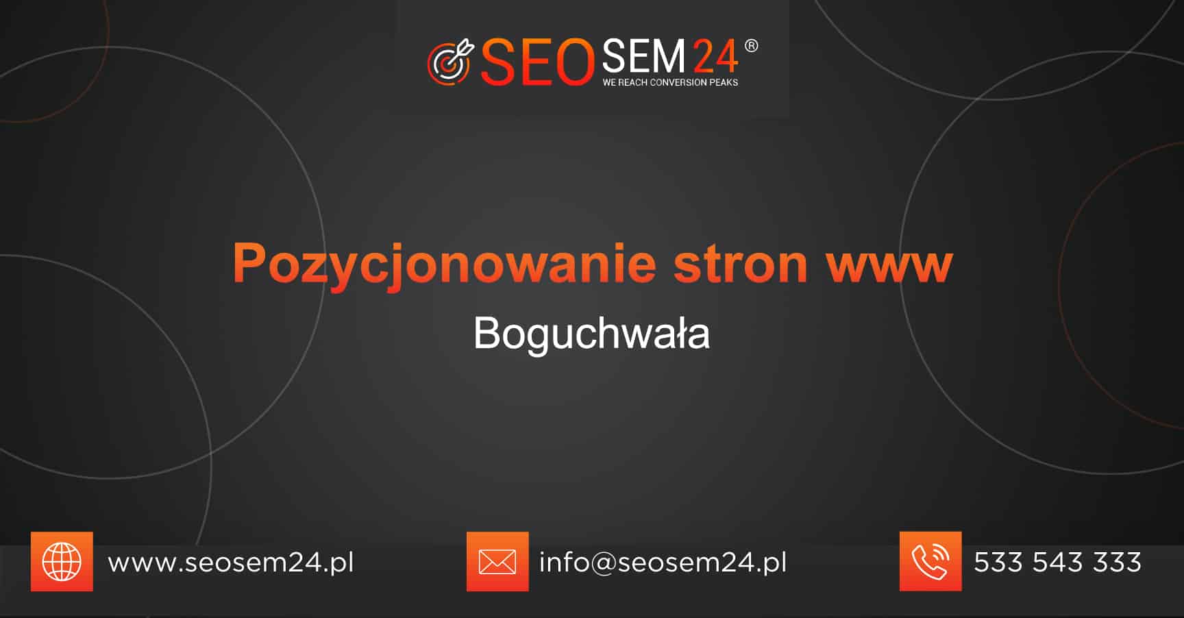 Pozycjonowanie stron www Boguchwała