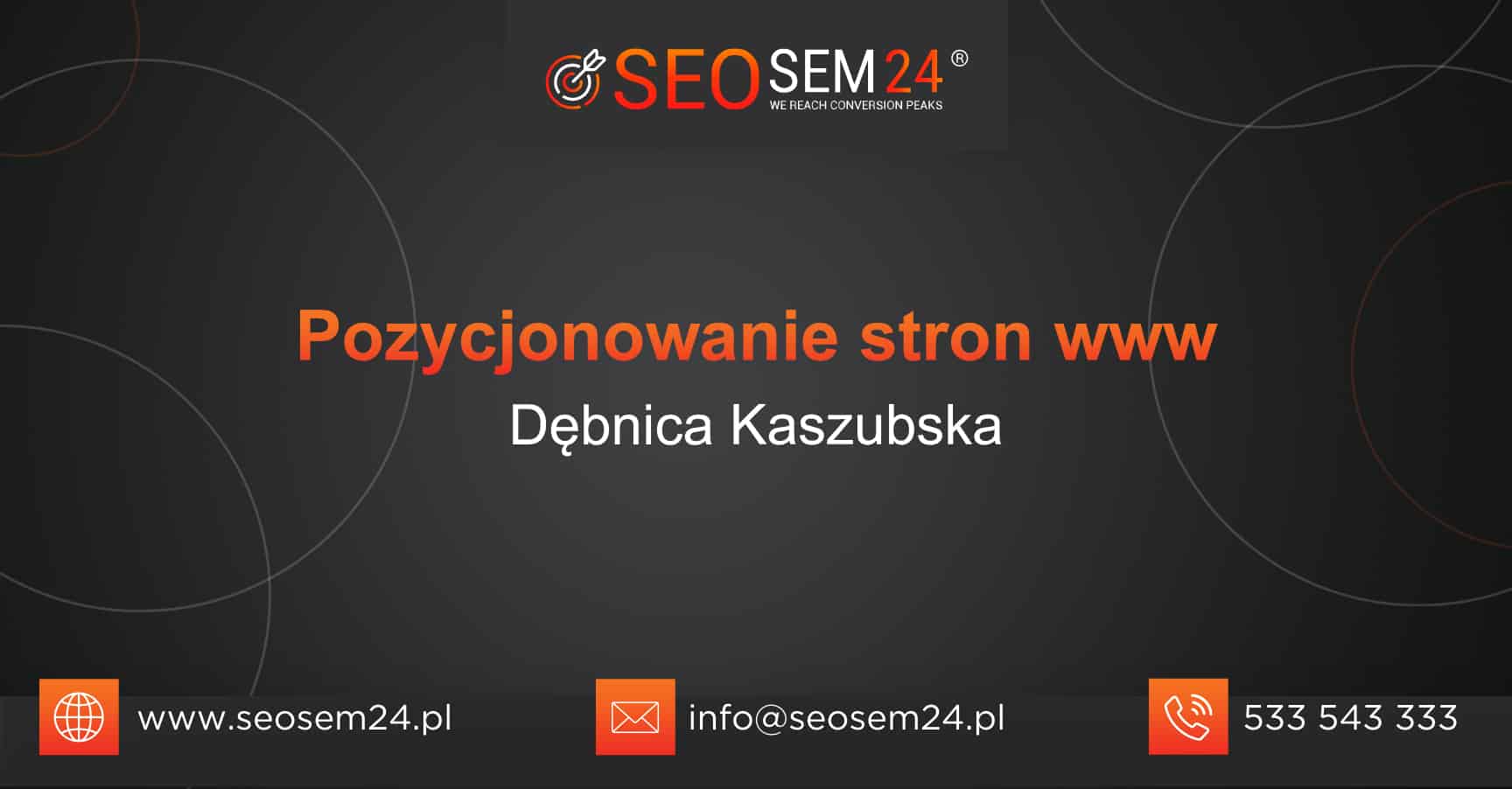 Pozycjonowanie stron www Dębnica Kaszubska