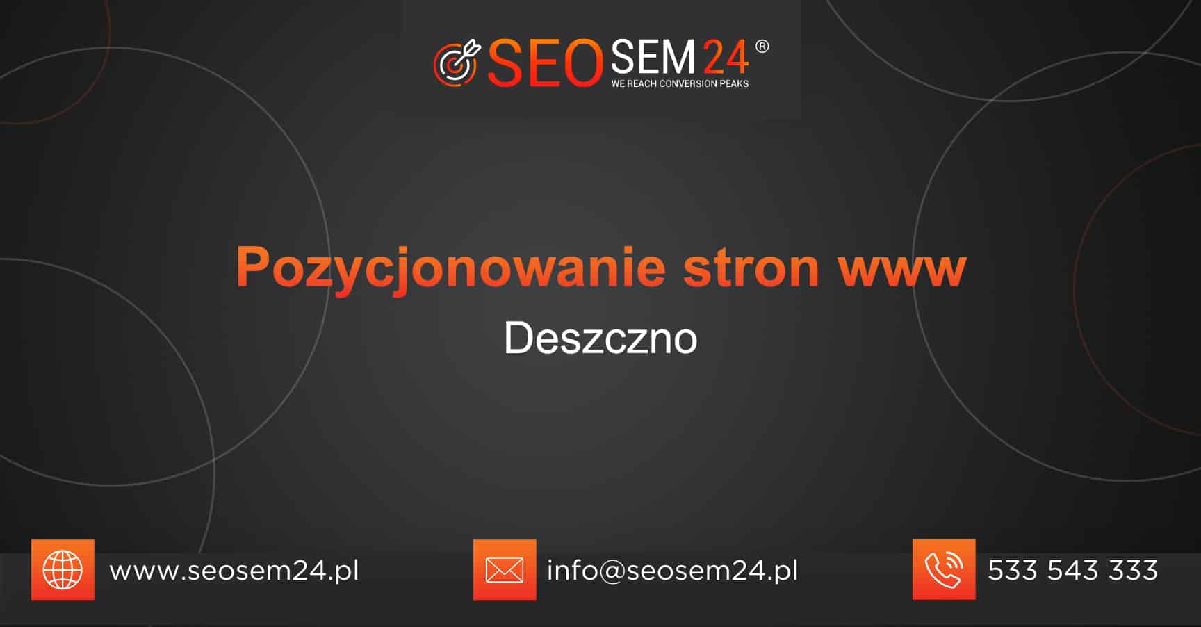 Pozycjonowanie stron www Deszczno