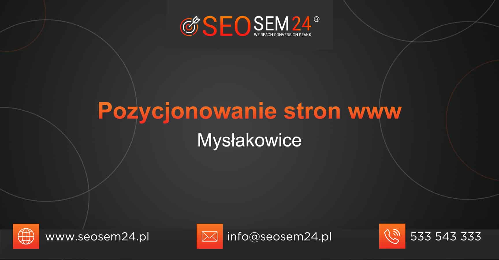 Pozycjonowanie stron www Mysłakowice