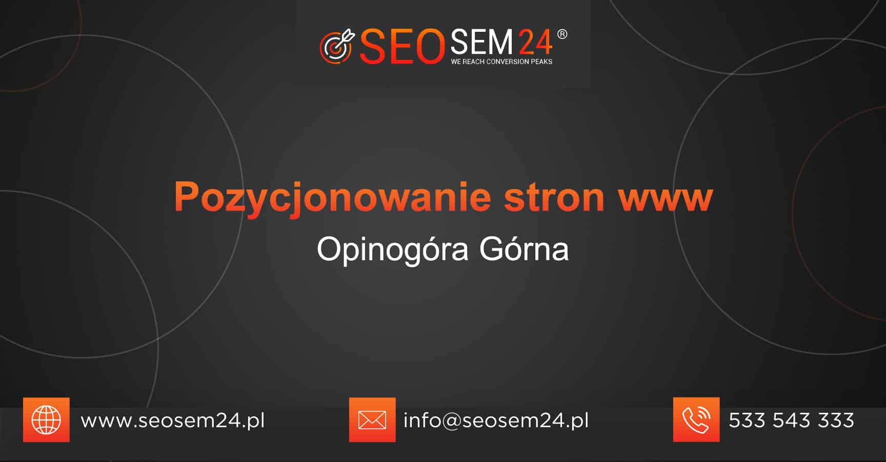 Pozycjonowanie stron www Opinogóra Górna