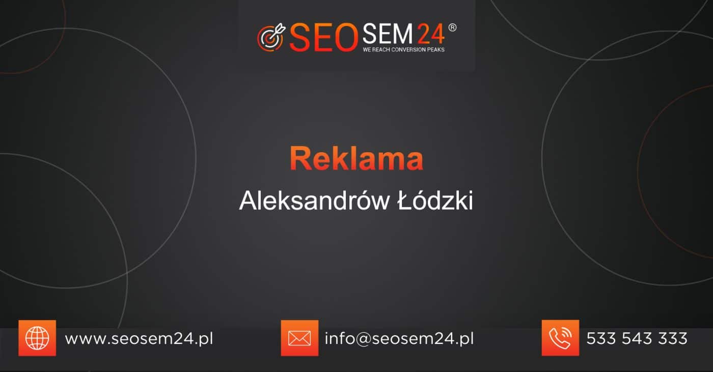 Reklama Aleksandrów Łódzki