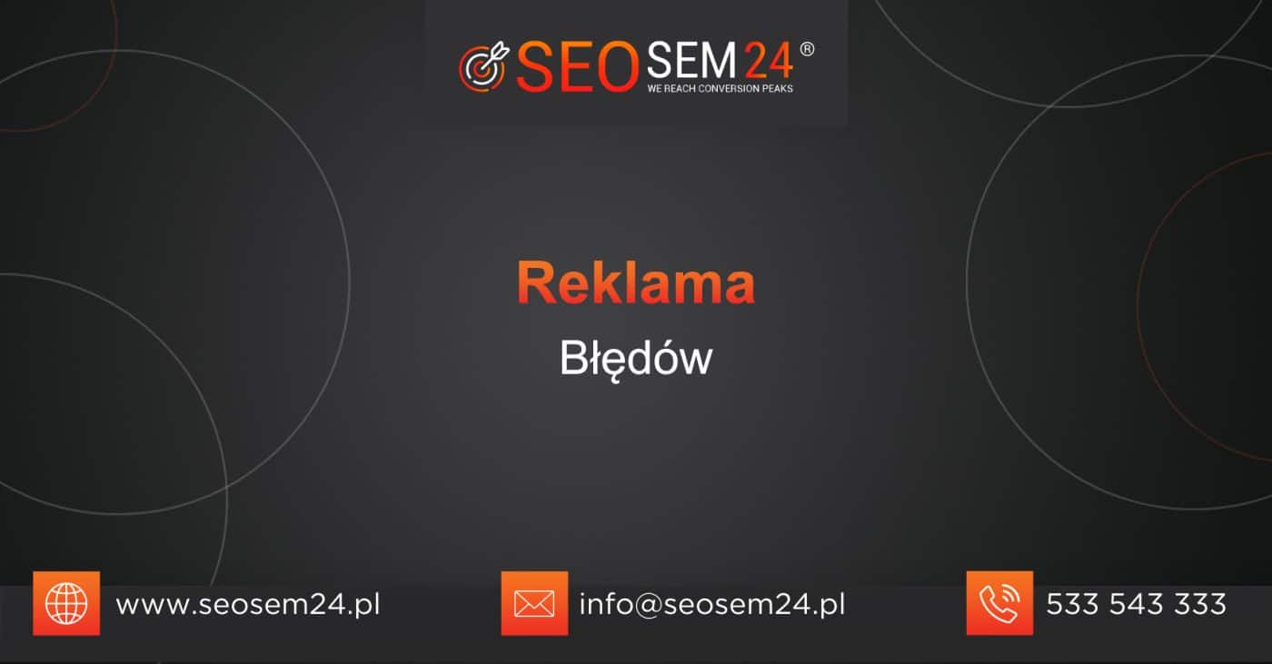 Reklama Błędów