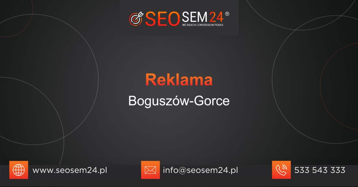 Reklama Boguszów-Gorce