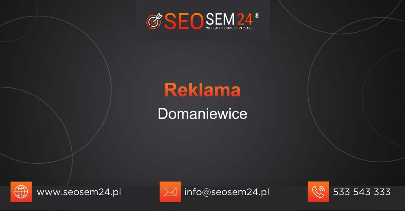 Reklama Domaniewice