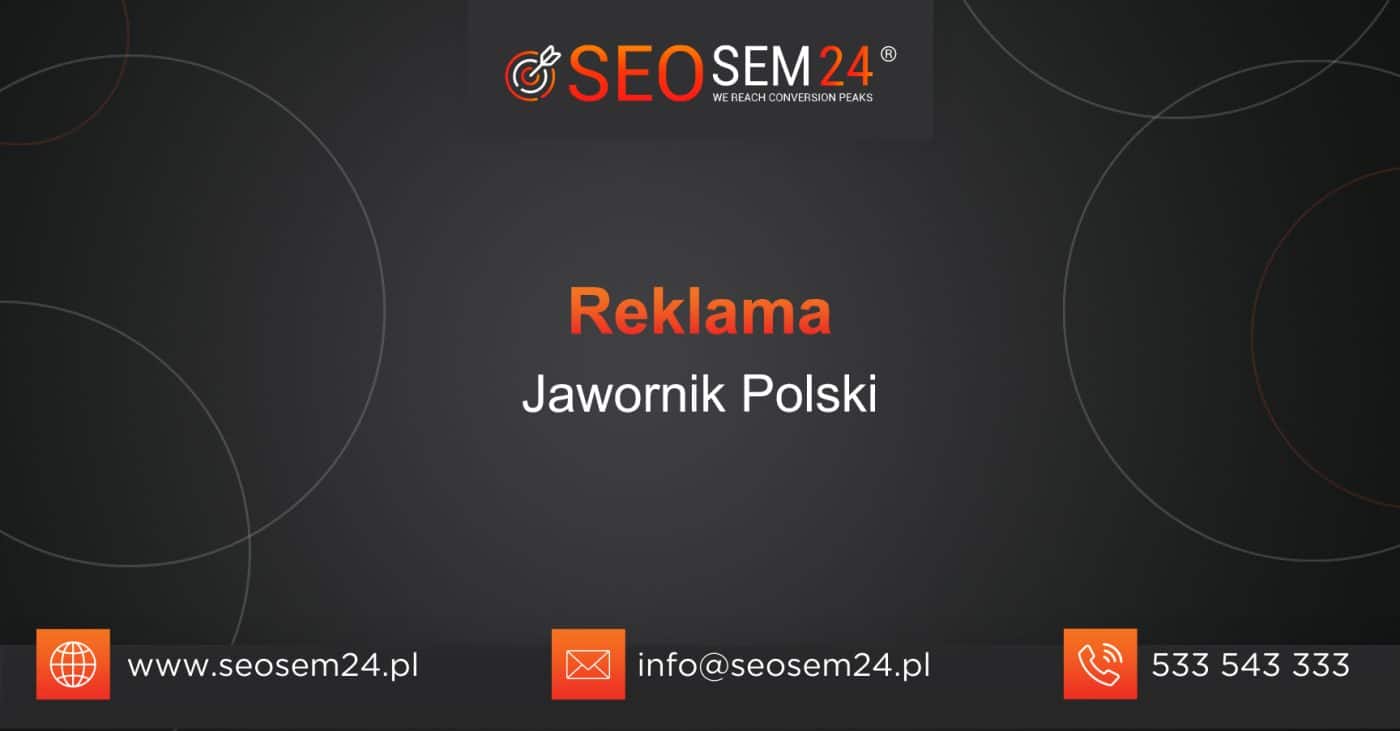 Reklama Jawornik Polski