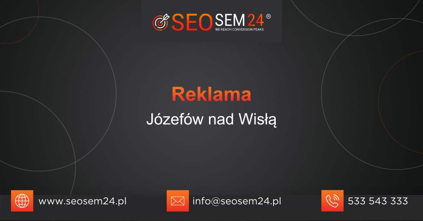 Reklama Józefów nad Wisłą