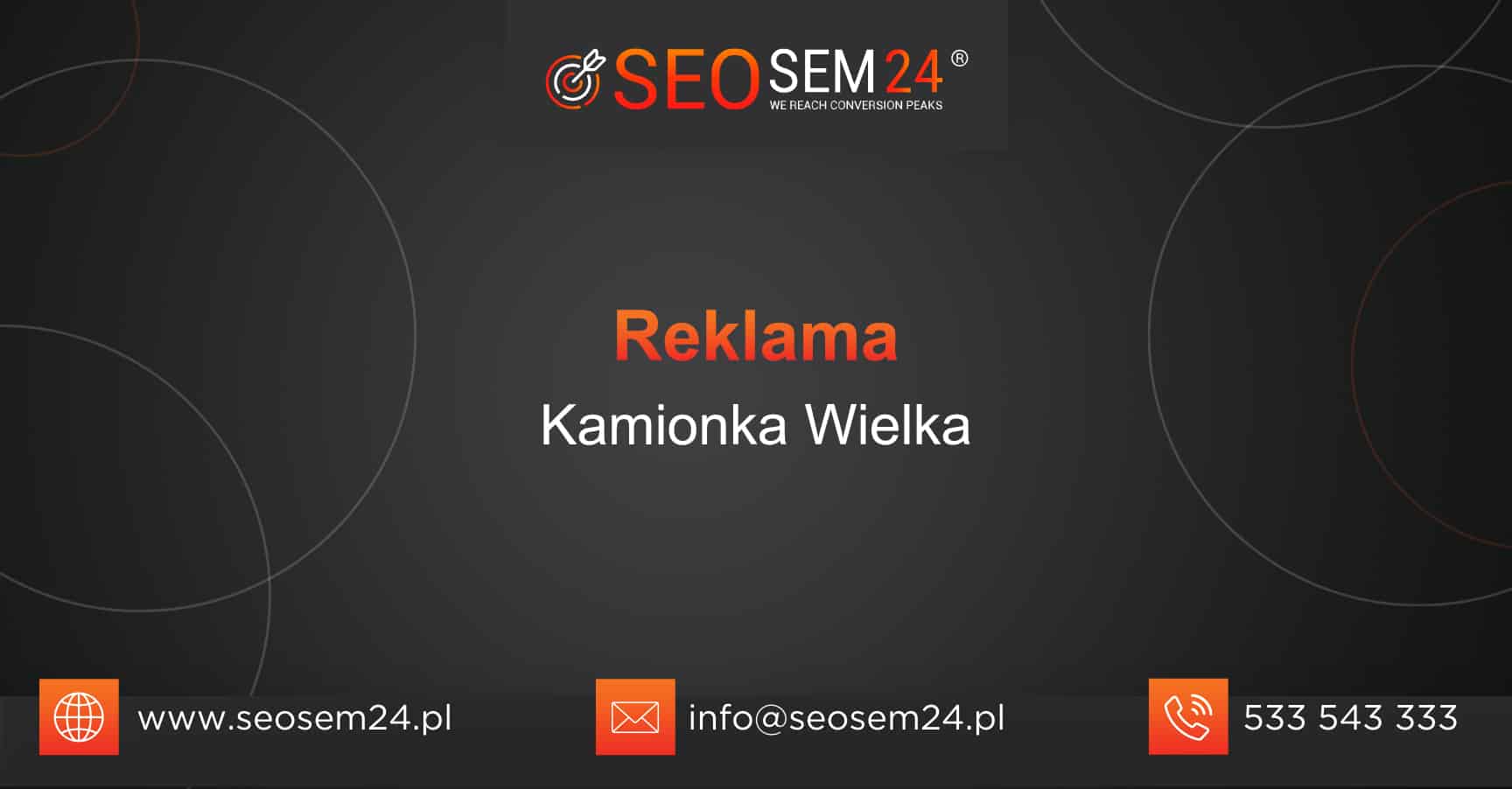 Reklama Kamionka Wielka