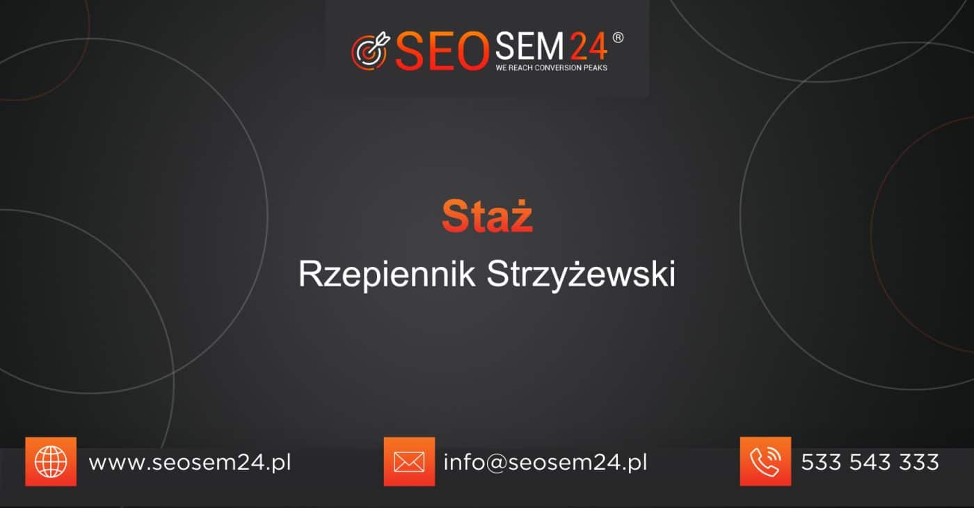 Staż Rzepiennik Strzyżewski