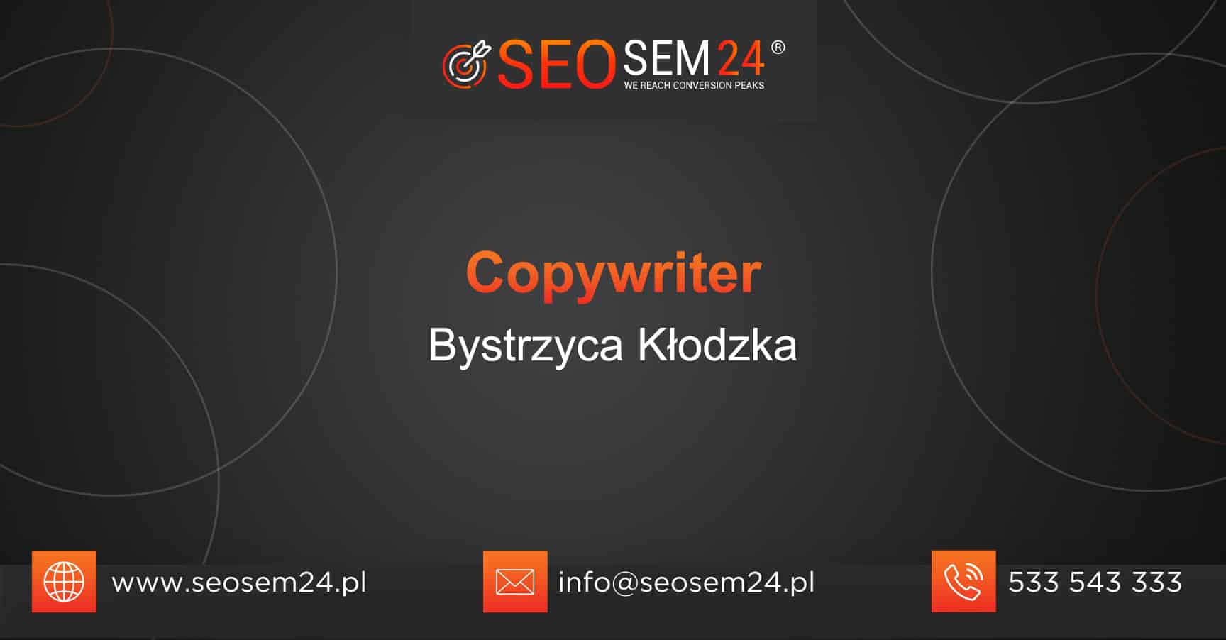 Copywriter Bystrzyca Kłodzka